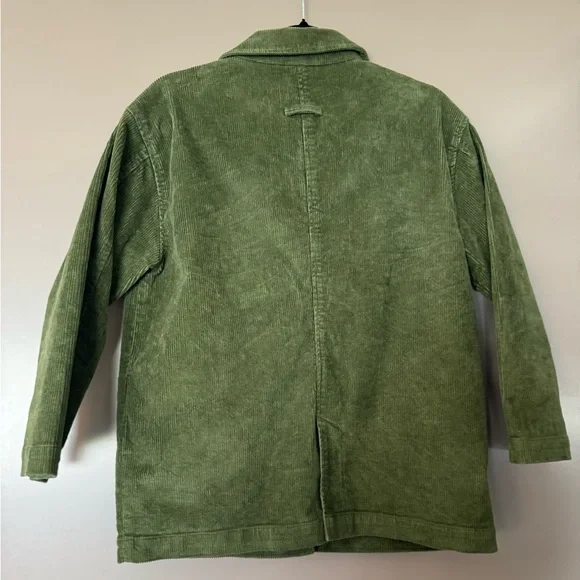 Isaac Mizrahi women’s Green Corduroy Blazer - Picture 3 of 4